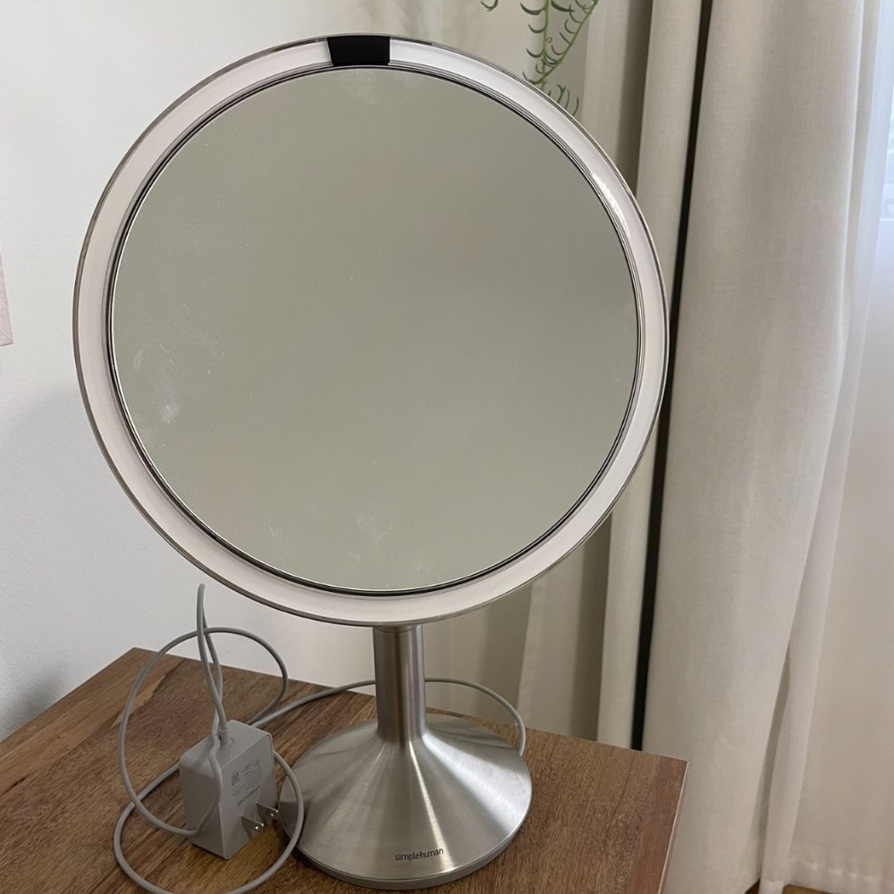 Simplehuman Sensor Mirror Trio Max (10 inches) brushed finish